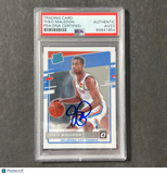 2020-21 Donruss Optic #184 Theo Maledon Signed Card AUTO PSA/DNA Slabbed Rated R