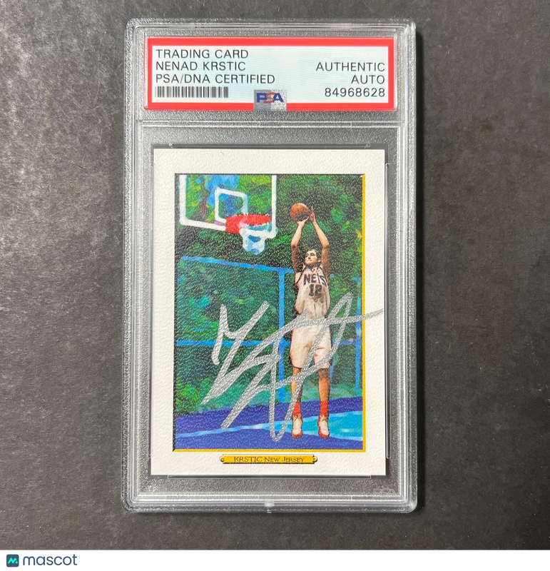 2006 NBA Topps Turkey Red Prominent Basketball Players #N45 Nenad Krstic Signed