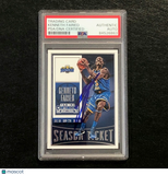 2015-16 Contenders Draft Picks #55 Kenneth Faried Signed AUTO PSA Slabbed MSU