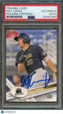 2017 Topps Pro Debut #105 WILL CRAIG Signed Card PSA Slabbed Auto Pirates