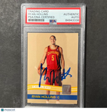 2010-11 Panini Donruss #51 Ryan Hollins Signed Card AUTO PSA Slabbed Cavs