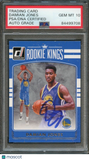 2016-17 Donruss Rookie Kings #25 Damian Jones Signed Card AUTO 10 PSA/DNA Slabbe