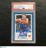2017-18 Contenders Draft Picks #49 Willy Hernangomez Signed Card AUTO PSA Slabbe