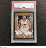 2003-04 Upper Deck Rookie Orientation #124 Brian Cook Signed Card AUTO PSA Slabb