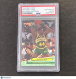 1992-93 Fleer Ultra #170 Michael Cage Signed Card AUTO PSA Slabbed Sonics