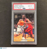 1992-93 Topps Stadium Club #25 Hersey Hawkins Signed Card AUTO 10 PSA Slabbed 76