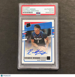 2021-22 Panini Chronicles Draft Picks #RR-RWE Romeo Weems Signed Card AUTO PSA s