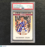 2011-12 NBA Hoops #32 Luke Harangody Signed Card AUTO PSA Slabbed Cavaliers