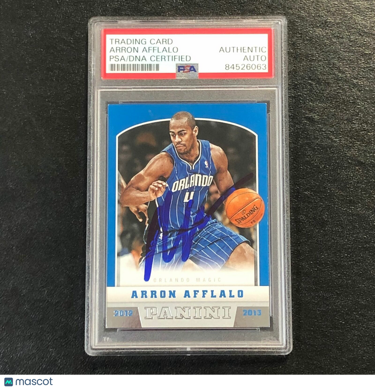 2012-13 Panini Basketball #16 Arron Afflalo Signed Card AUTO PSA/DNA Slabbed Mag