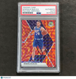 2019-20 Panini Mosaic #50 Nemanja Bjelica Signed Card AUTO PSA/DNA Slabbed Kings