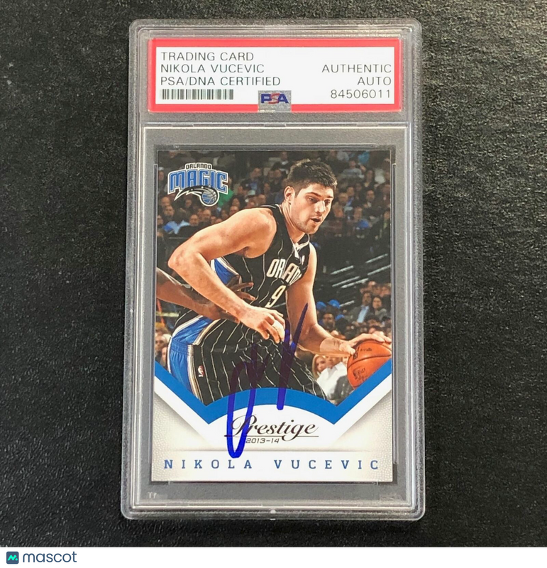 2013-14 Panini Prestige #118 Nikola Vucevic  Signed Card AUTO PSA Slabbed Magic