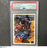 1993-94 Fleer #171 Mark West Signed Card AUTO PSA Slabbed Suns