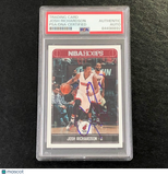 2017-18 NBA Hoops #71 Josh Richardson Signed Card AUTO PSA Slabbed Heat