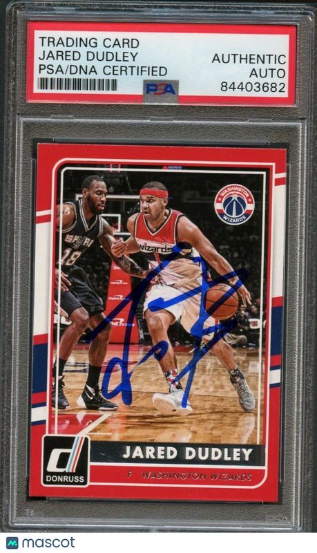2015-16 Donruss #79 Jared Dudley Signed Card AUTO PSA Slabbed