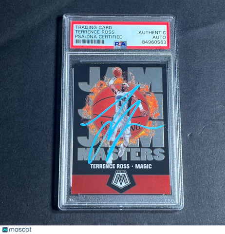2019-20 Panini Mosaic #13 Terrence Ross Signed Card Auto PSA Slabbed Magic