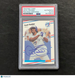 1988 Fleer #110 Cecil Fielder Signed Card Auto PSA Slabbed Jays