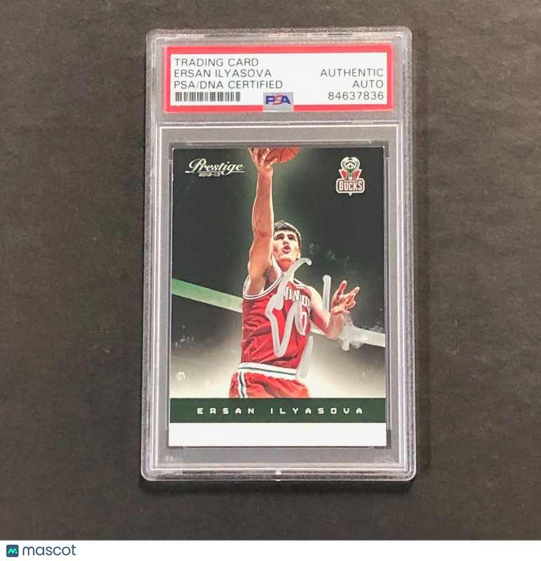 2012-13 Panini Prestige #76 Ersan Ilyasova Signed Card AUTO PSA Slabbed Bucks