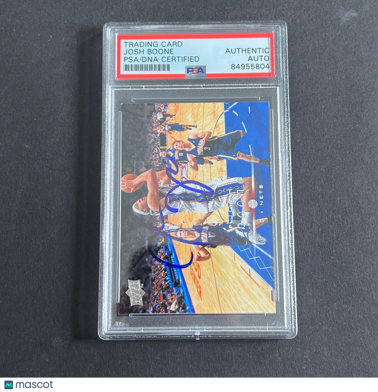 2008-09 Upperdeck #115 Josh Boone Signed Card Auto PSA Slabbed Nets
