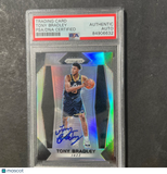 2017-18 Panini Prizim #118 Tony Bradley Signed Card AUTO PSA Slabbed RC Jazz
