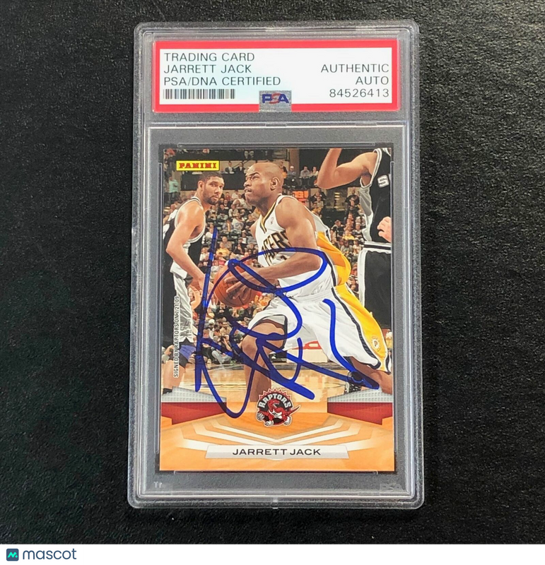 2009-10 Panini Basketball #51 Jarrett Jack Signed Card AUTO PSA Slabbed Raptors
