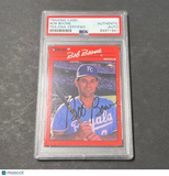 1990 Donruss #226 Bob Boone Signed Card Auto PSA Slabbed Royals