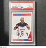 2016-17 Panini Hoops #253 Marreese Speights Signed Card AUTO PSA Slabbed Clipper
