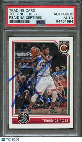 2016-17 Panini Complete #285 Terrence Ross Signed Card AUTO PSA Slabbed Raptors