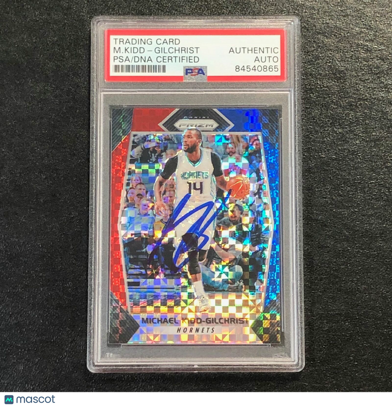 2017 Panini Prizm #237 Michael Kidd-Gilchrist Signed Card AUTO PSA Slabbed Horne