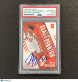 2016-17 Contenders Draft Picks #20 Malachi Richardson Signed Card AUTO PSA Slabb
