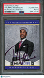 2012-13 NBA Hoops #279 Thomas Robinson Signed Card AUTO PSA Slabbed Kings