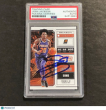 2017-18 Panini Contenders Season Tickets #29 Josh Jackson Signed Card AUTO PSA S