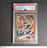 2005-06 Press Pass #OS 7/25 Ryan Gomes Signed Card Auto PSA Slabbed Friars