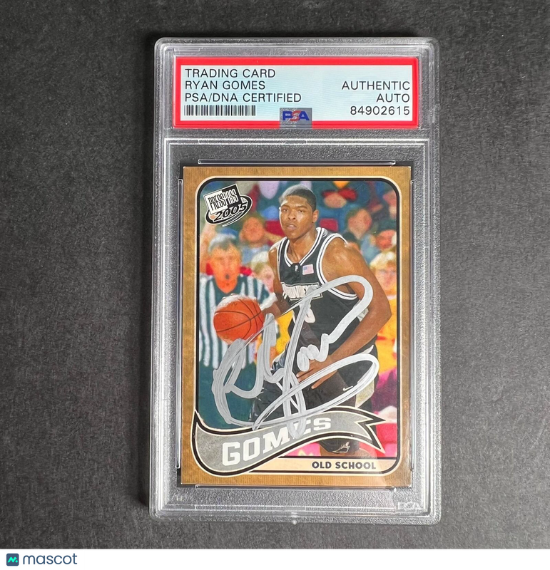2005-06 Press Pass #OS 7/25 Ryan Gomes Signed Card Auto PSA Slabbed Friars