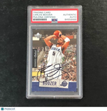 2005-06 Upper Deck Rookie Debut #95 Carlos Boozer Signed Card Auto PSA Slabbed Jazz