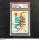 1991-92 SKYBOX #167 Scott Brooks Signed Card AUTO PSA Slabbed Timberwolves