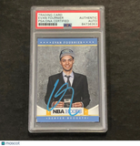 2012-13 Panini NBA Hoops #290 EVAN FOURNIER Signed Card AUTO PSA Slabbed Nuggets