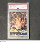 2010-11 Panini Donruss #85 Courtney Lee Signed Card AUTO PSA Slabbed Rockets