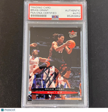 2003 Fleer NBA #17 Brian Grant Signed Card AUTO PSA Slabbed Heat