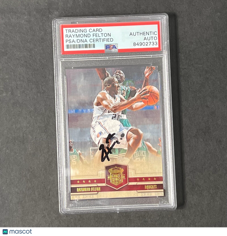 2010 Court Kings #93 Raymond Felton Signed Card AUTO PSA/DNA Slabbed Bobcats
