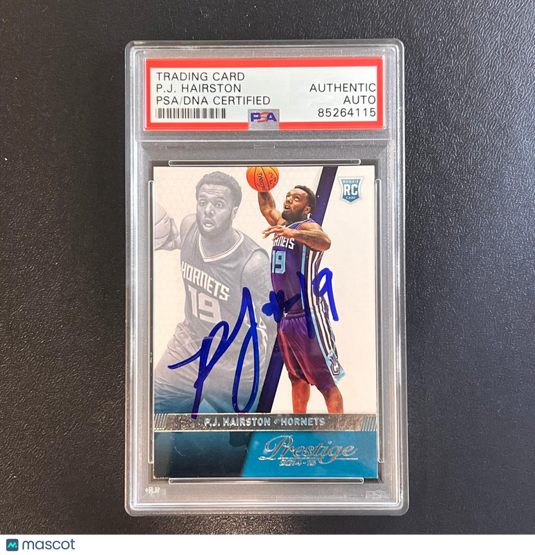 2014-15 Panini Prestige #182 PJ Hairston Signed Card AUTO PSA/DNA Slabbed RC Hor