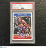 2017-18 NBA Hoops #174 Henry Ellenson Signed Card AUTO PSA Slabbed Pistons