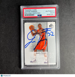 2011-2012 Upper Deck SPA #20 Justin Harper Signed Card AUTO PSA Slabbed Spiders