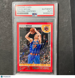 2013-14 NBA Hoops #83 Steve Novak Signed Card AUTO PSA Slabbed Raptors