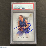 2012-13 SP Authentic #29 Miles Plumlee Signed Card AUTO PSA Slabbed Blue Devils
