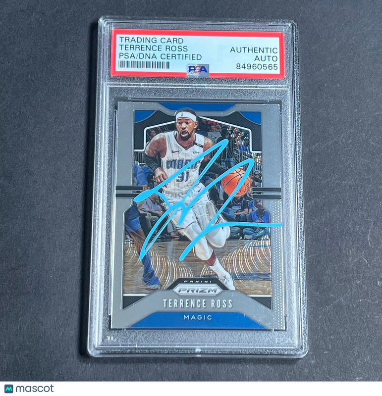2019-20 Panini Prizm #44 Terrence Ross Signed Card AUTO PSA Slabbed Magic