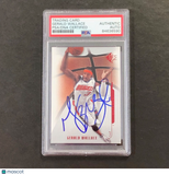 2008-09 Upper Deck #24 Gerald Wallace Signed Card AUTO PSA Slabbed Bobcats
