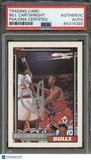 1992-93 Topps Gold Basketball #165 Bill Cartwright Signed Card AUTO PSA/DNA Slab