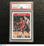 2017-18 NBA Hoops #189 Clint Capela Signed Card AUTO PSA/DNA Slabbed Rockets