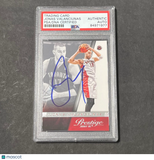 2014-15 Panini Prestige #152 Jonas Valanciunas Signed Card AUTO PSA Slabbed Rapt