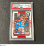 2015 Panini Donruss #88  Jonas Valanciunas Signed Card AUTO PSA Slabbed Raptors